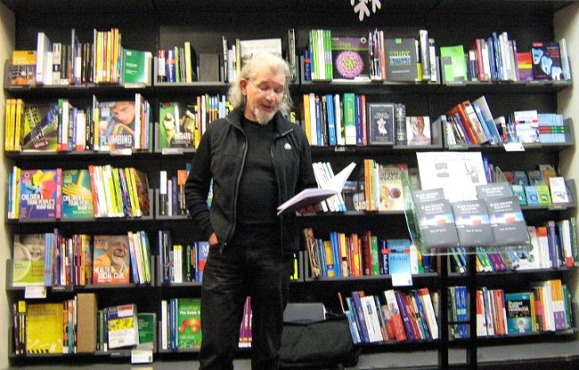 Dave Reeves reading at Waterstones, Wolverhampton